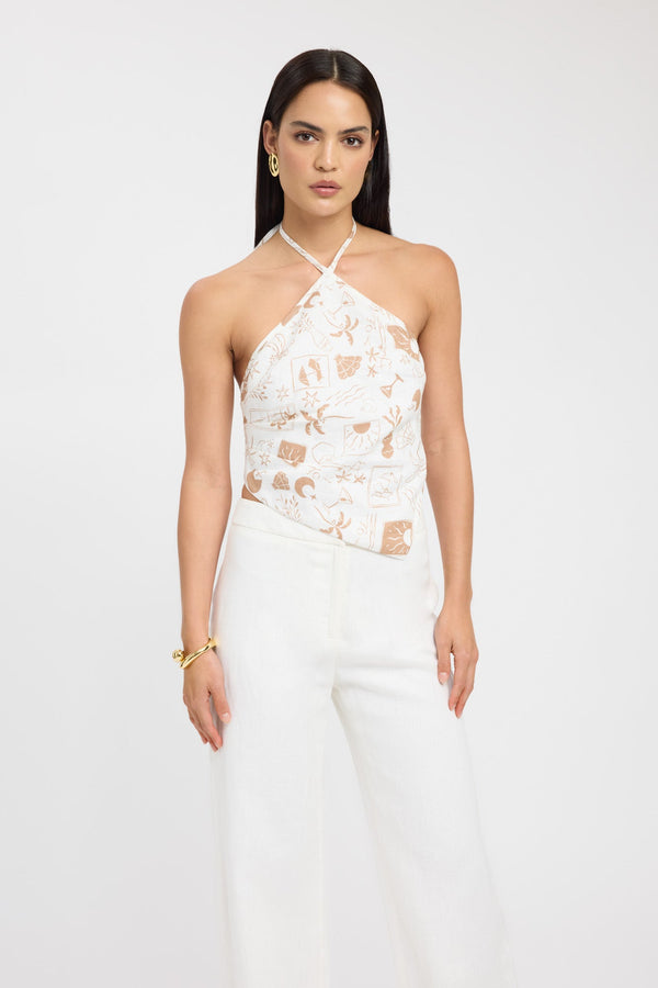 Kookai Sandi Tie Top Multi