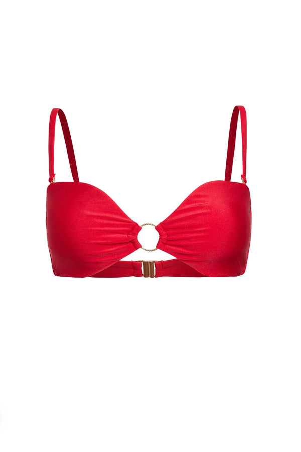 Kookai Santorini Ring Top Candy Red