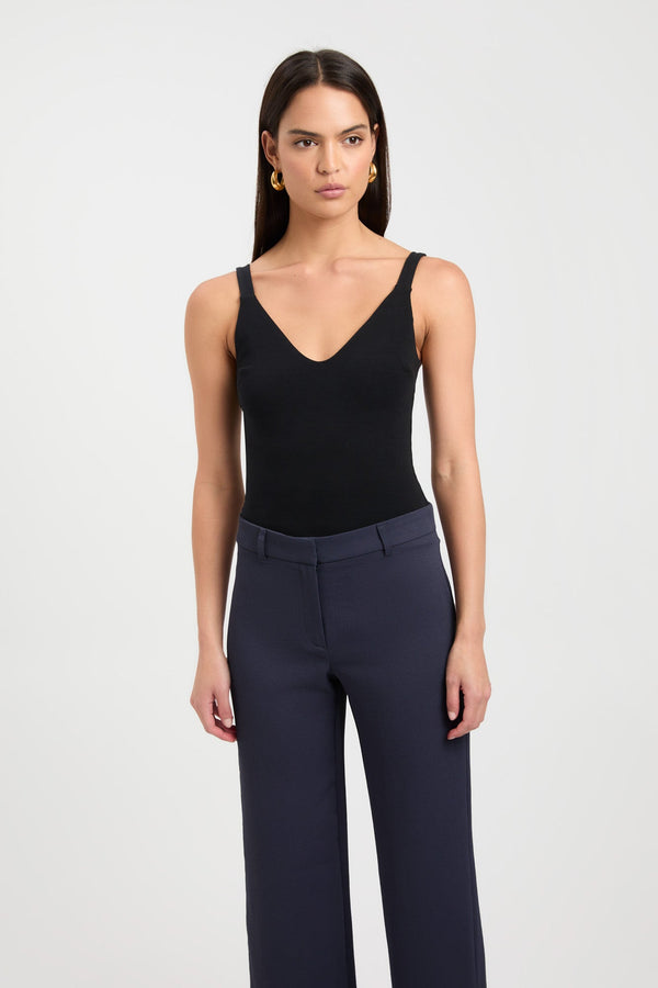 Kookai Sarah Vee Top Black