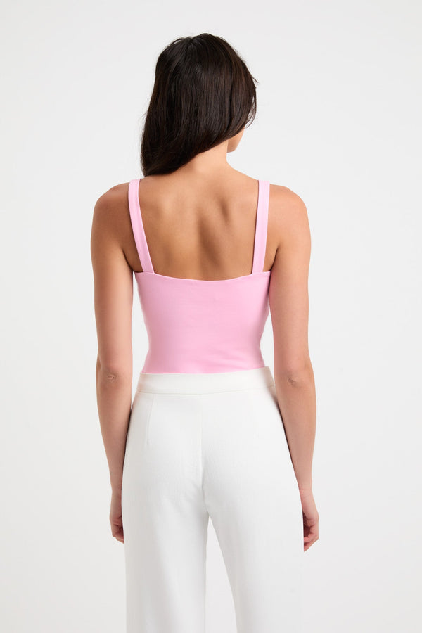 Kookai Sarah Vee Top Senorita Pink