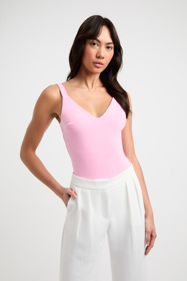 kookai Sarah Vee Top Senorita Pink