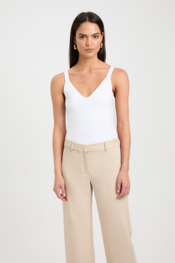 Kookai Sarah Vee Top White