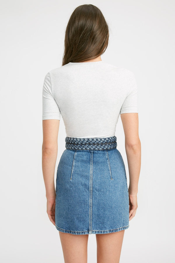 Kookai Sasha Bodysuit Light Grey Marle