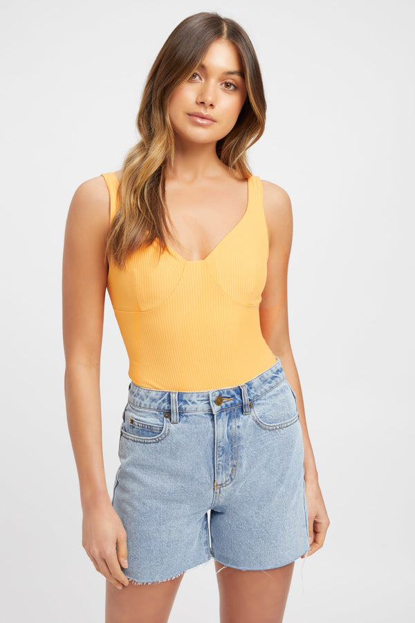 kookai Saskia Bodysuit Marigold