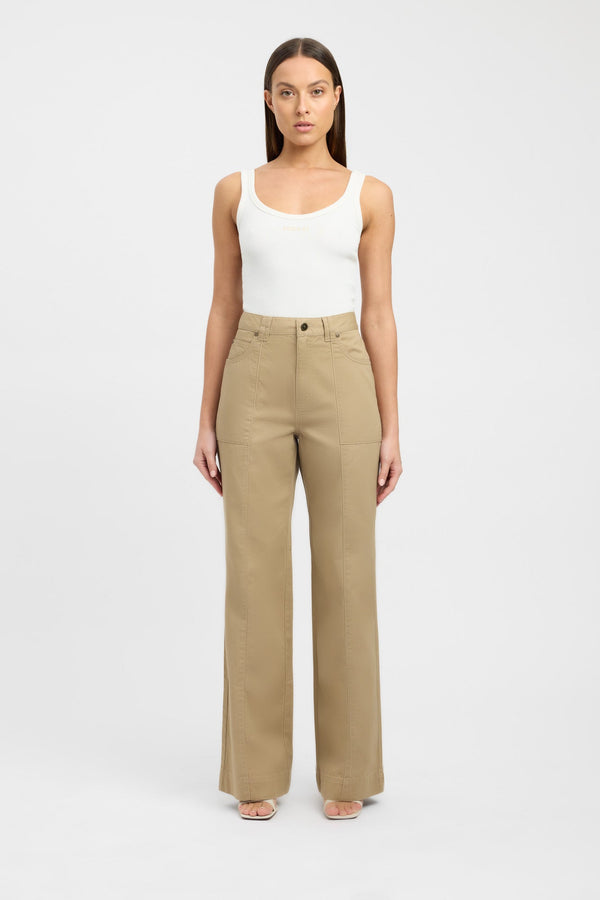 kookai Sawyer Pant Camel
