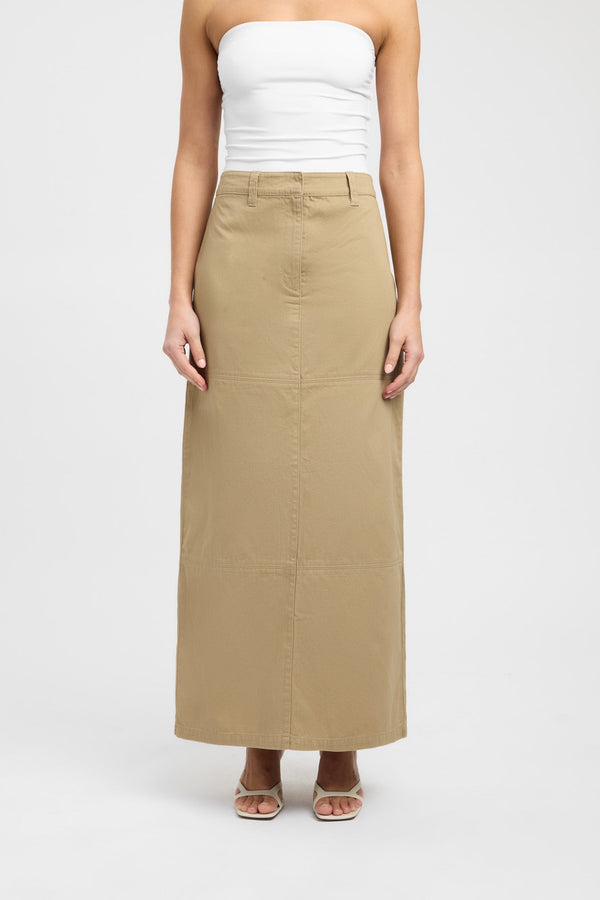 Kookai Sawyer Skirt Camel