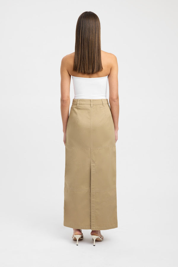 Kookai Sawyer Skirt Camel