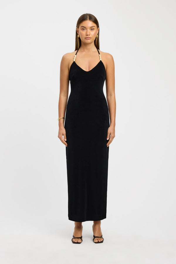 kookai Selena Midi Dress Black