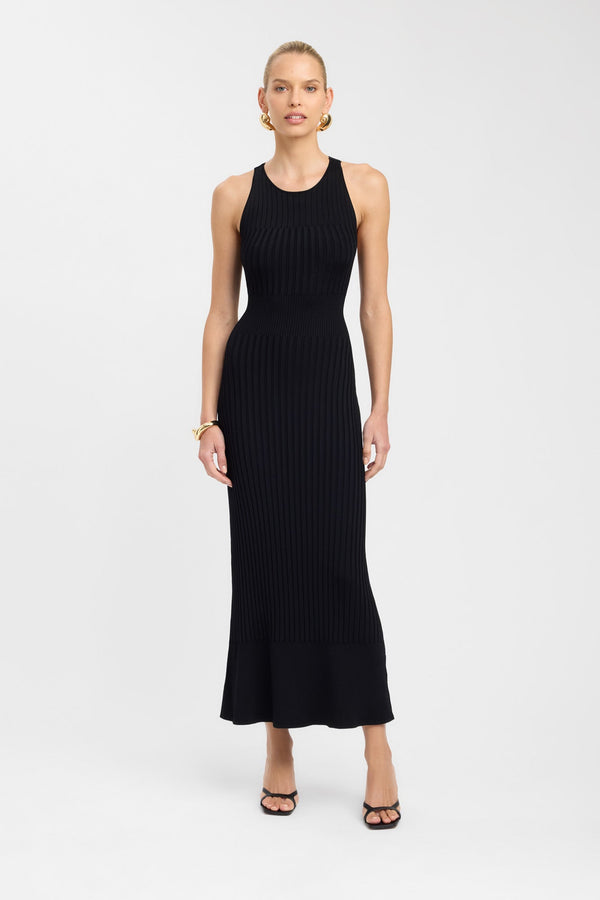 kookai Serah Cross Back Dress Black
