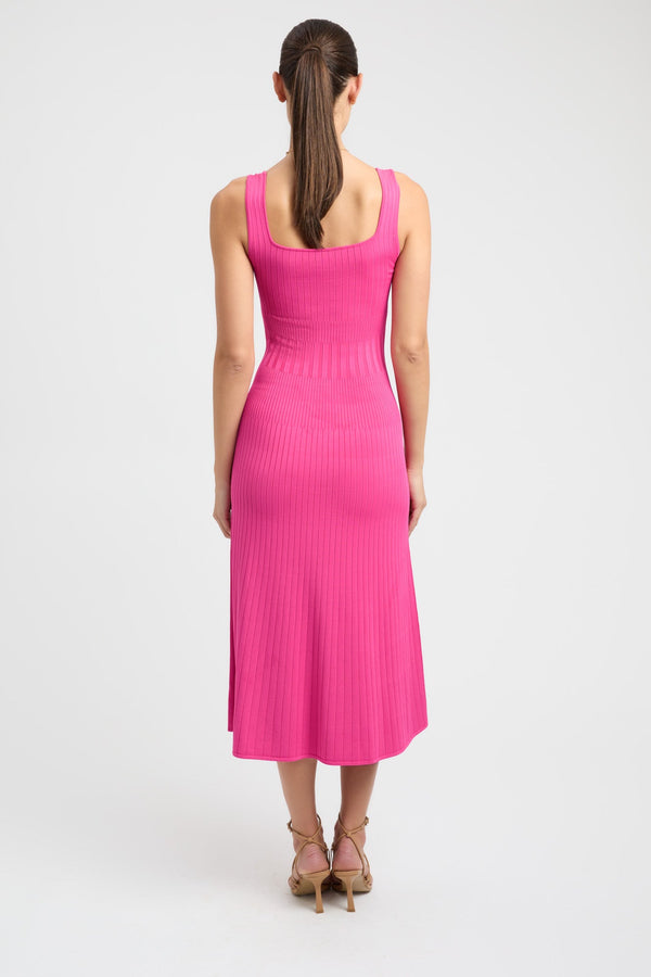 Kookai Serah Tank Midi Dress Paradise Pink