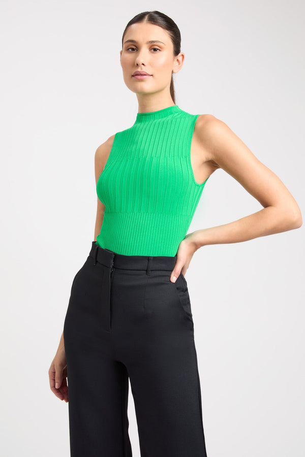 Kookai Serah Tank Top Island Green