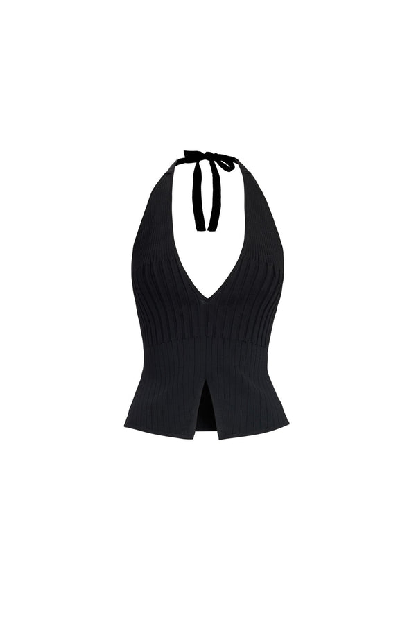 Kookai Serah Vee Top Black