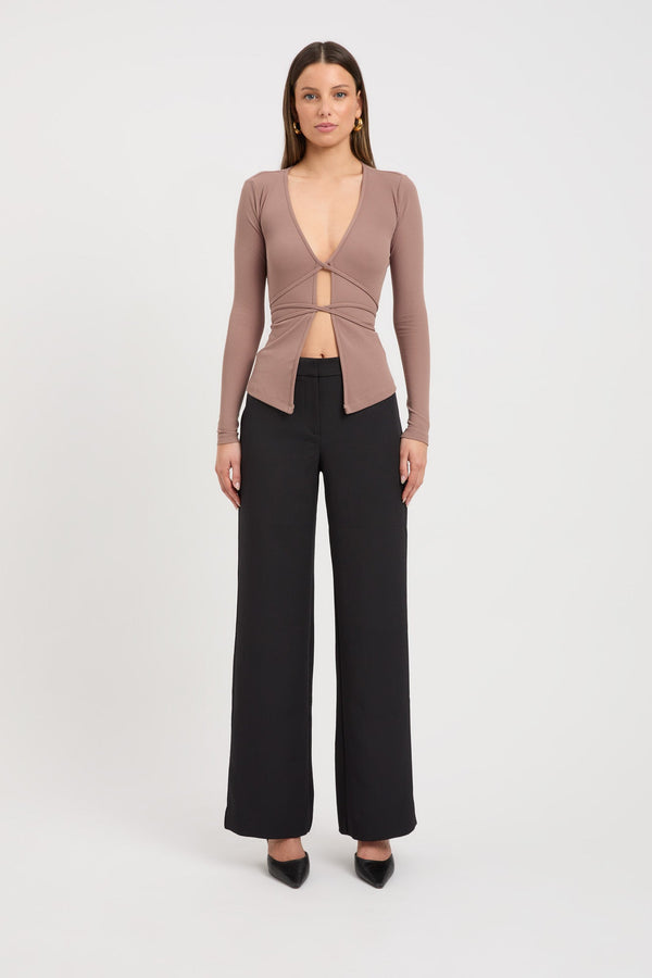 kookai Sereya Top Ginger Snap