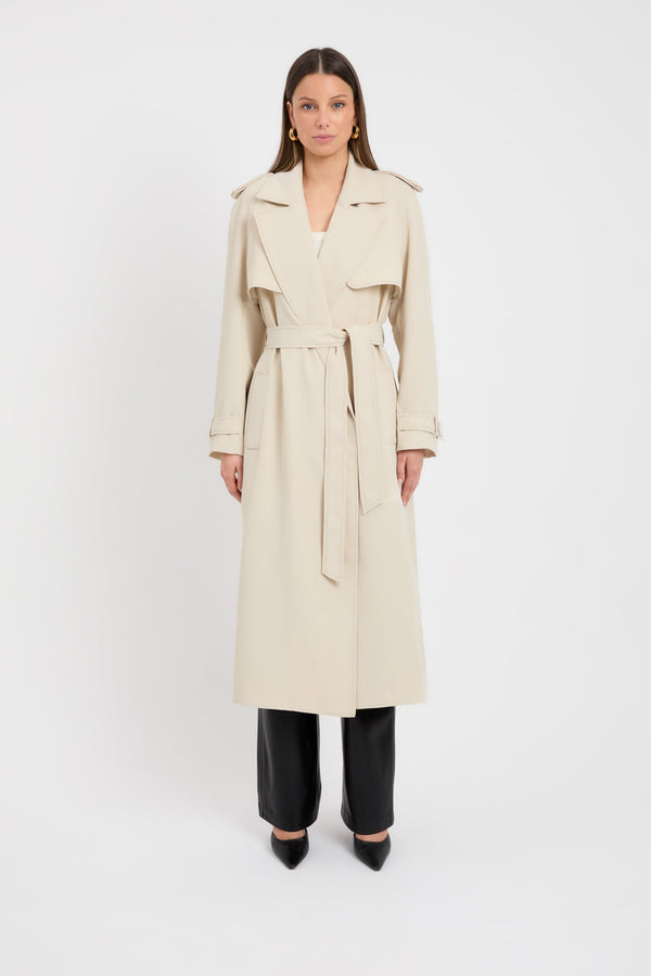 kookai Serge Core Trench Fog