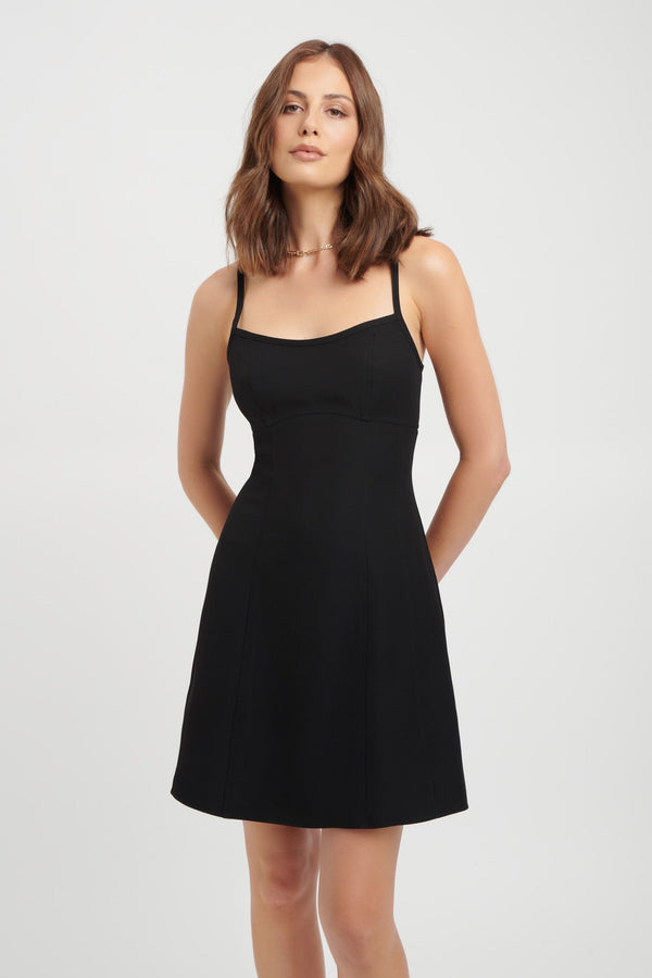 kookai Serge Mini Dress Black