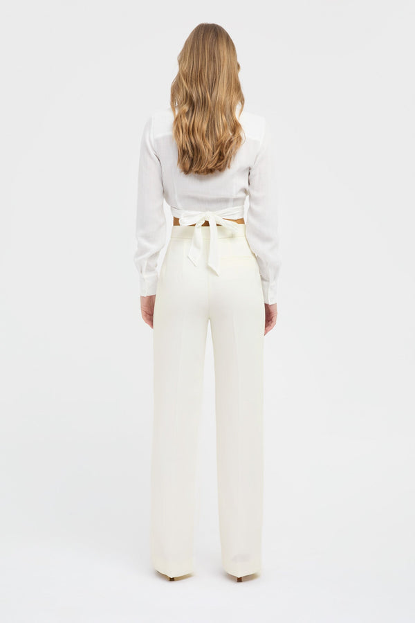 Kookai Serge Pocket Pant Coconut Milk