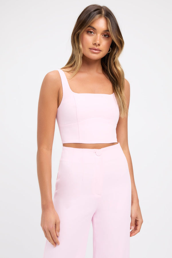 kookai Serge Scoop Top Blossom