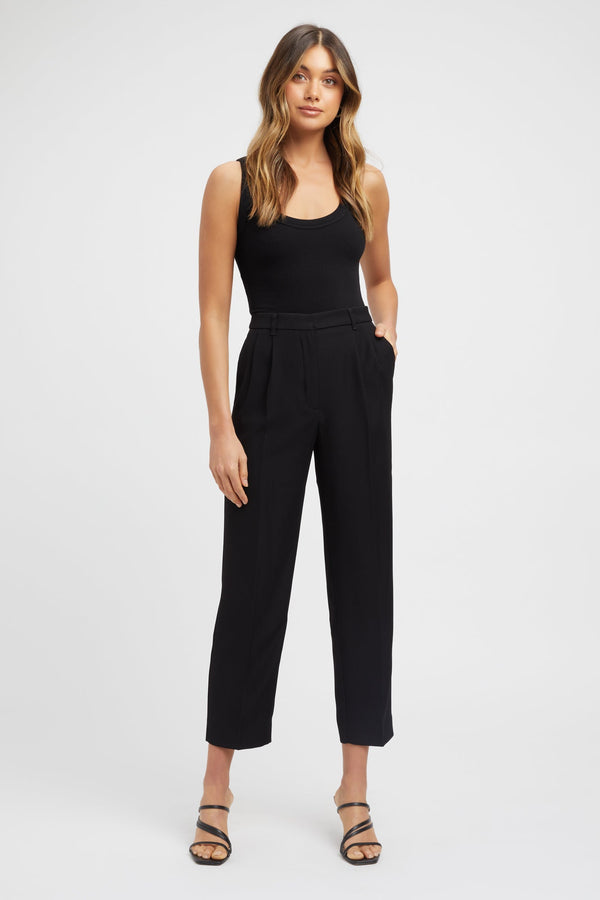 kookai Serge Straight Pants Black