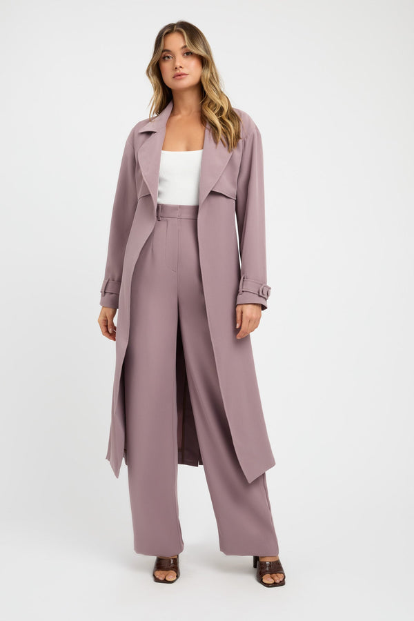 kookai Serge Trench Mink