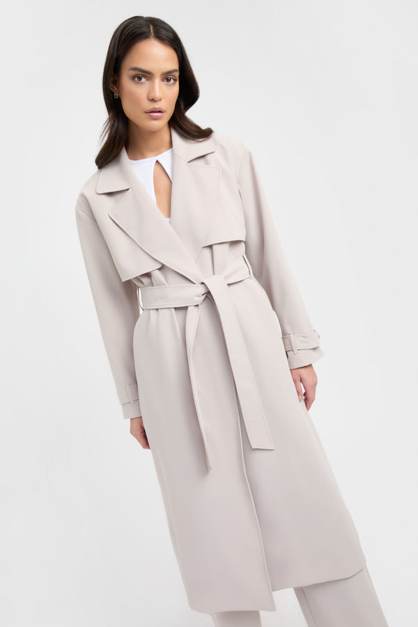 Kookai Serge Trench Oat