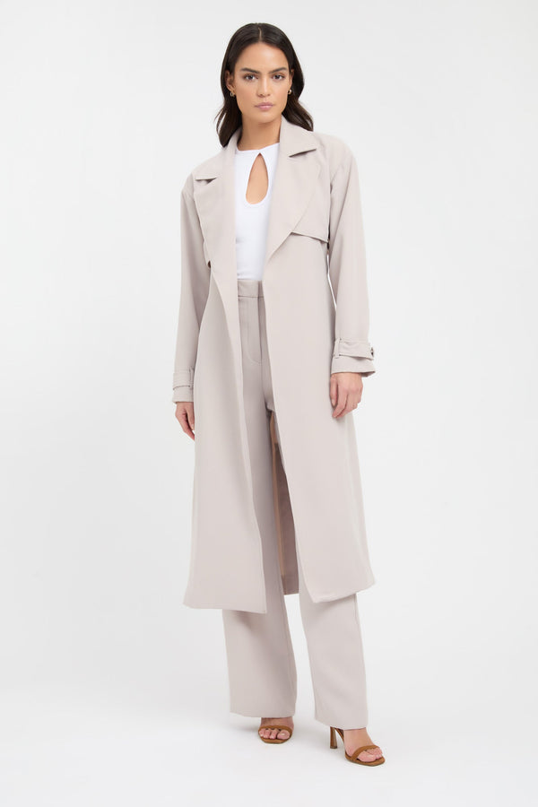 kookai Serge Trench Oat
