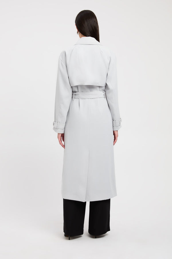 Kookai Serge Trench Soft Grey