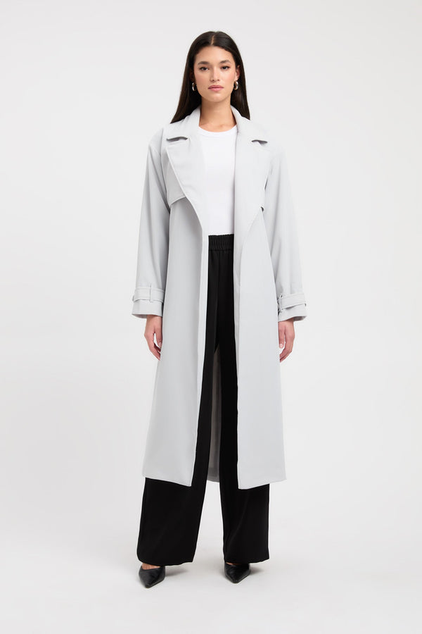 kookai Serge Trench Soft Grey