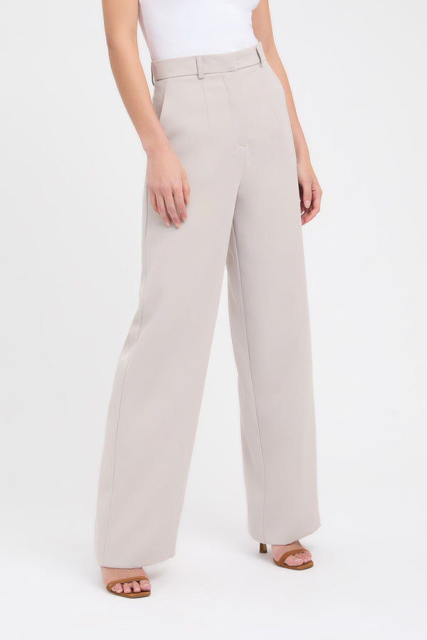 Kookai Serge Wide Leg Pants Oat