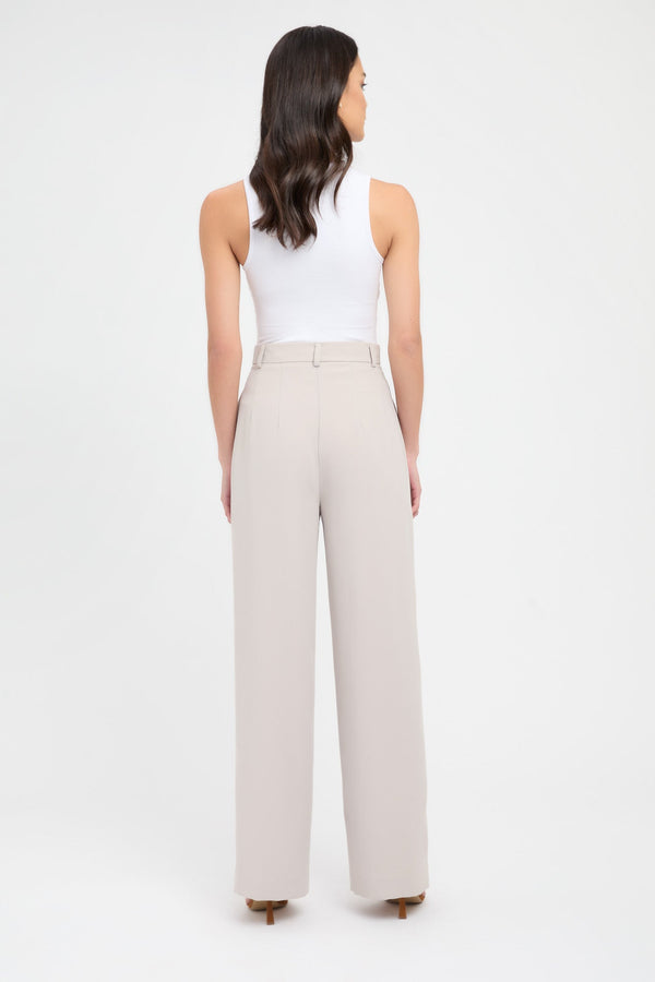 Kookai Serge Wide Leg Pants Oat
