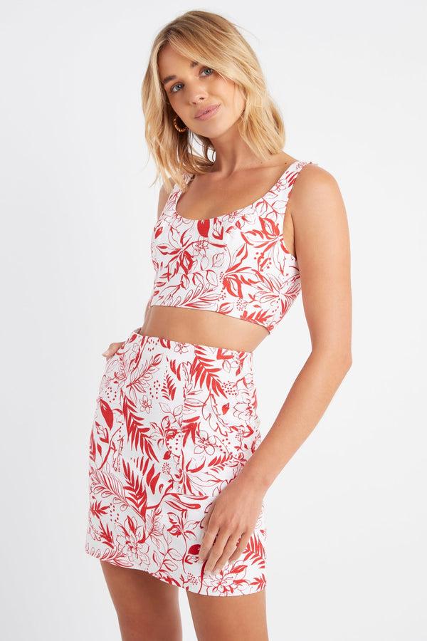 kookai Seychelles Crop Top Multi