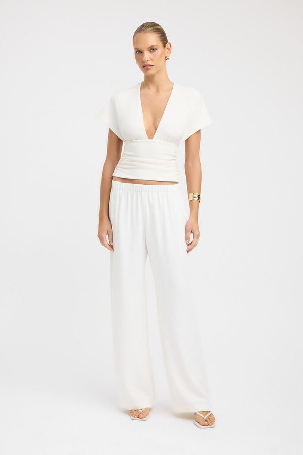 kookai Shae Top Coconut Milk