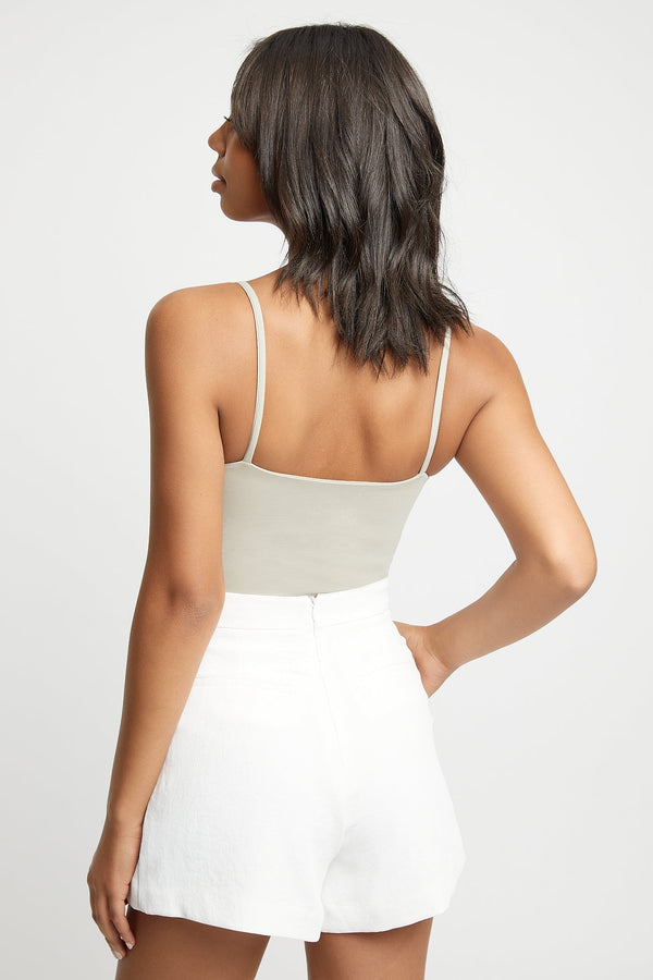 Kookai Shelby Crop Top Moss Gray