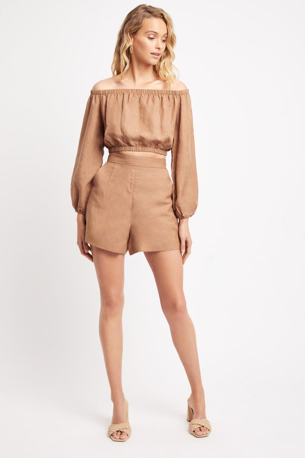 kookai Shoreline Shorts Tan