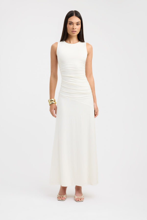 kookai Sia Maxi Dress Coconut Milk