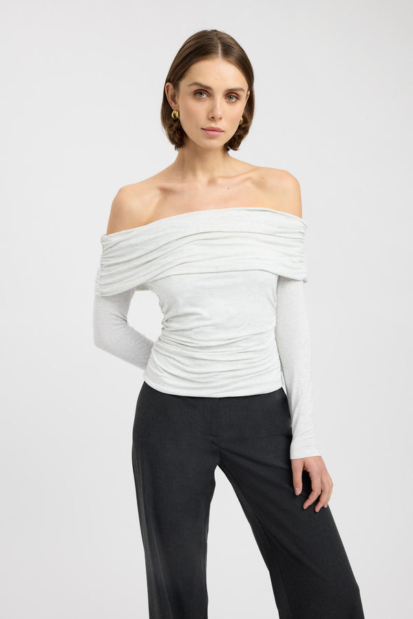 Kookai Sienna Top Grey Marle