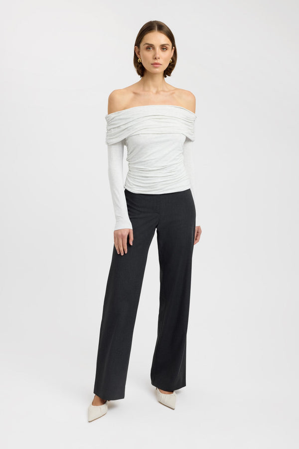 kookai Sienna Top Grey Marle