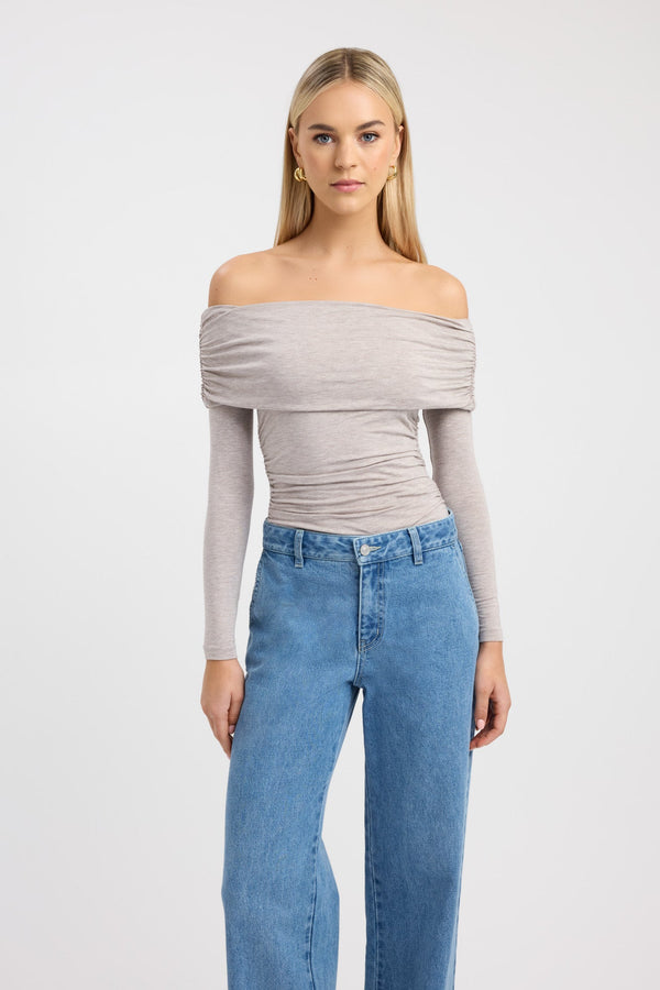 Kookai Sienna Top Oak Marle