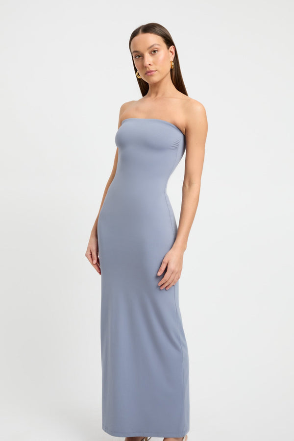 Kookai Sierra Strapless Dress Flintstone