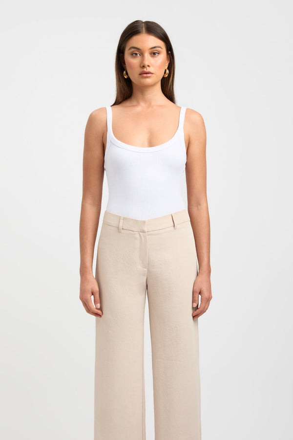 Kookai Simone Core Tank White