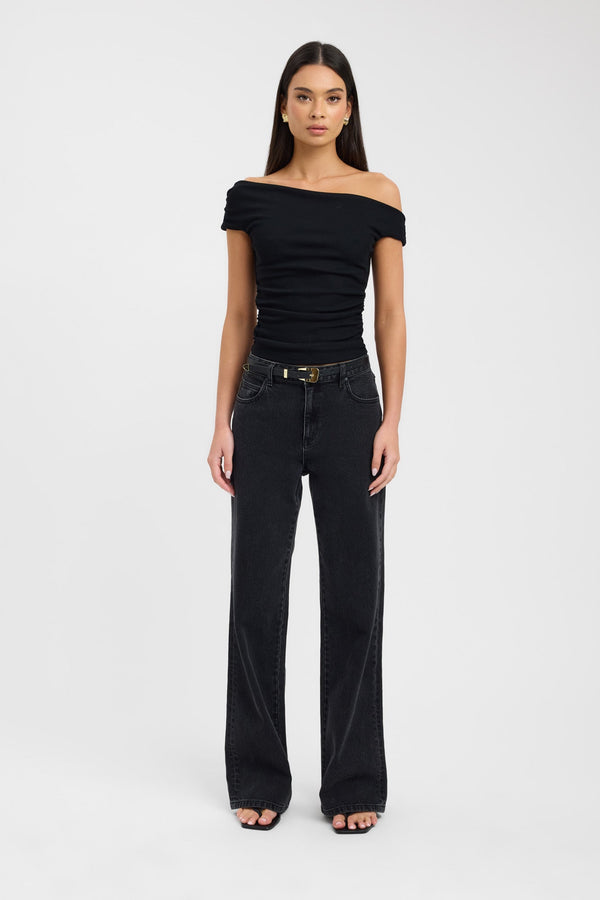 kookai Sloane Top Black