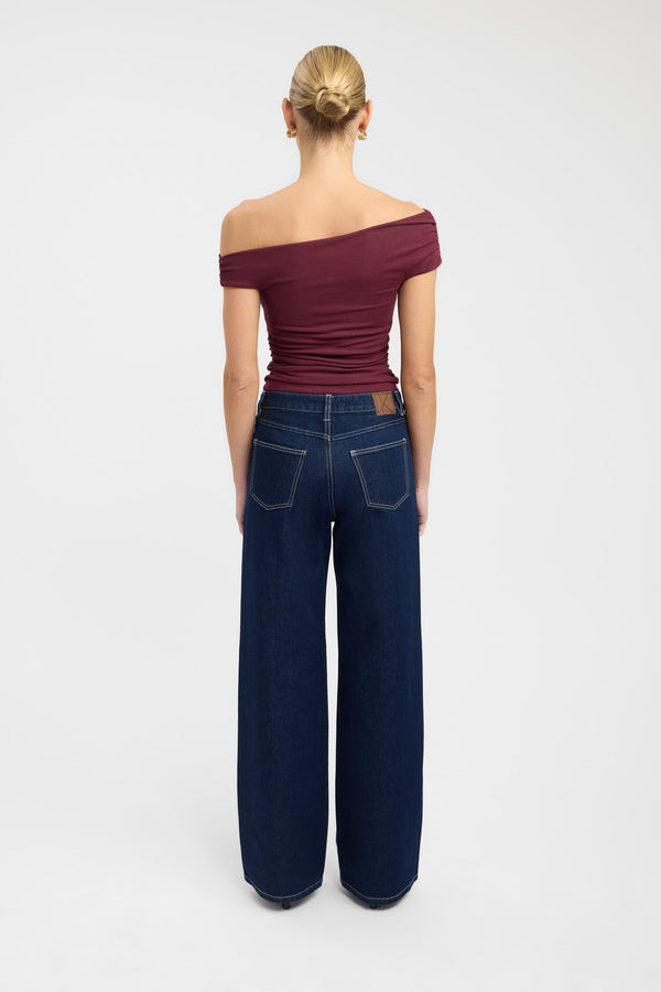 Kookai Sloane Top Windsor Wine