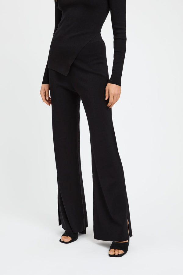 Kookai Snowden Split Pant Black