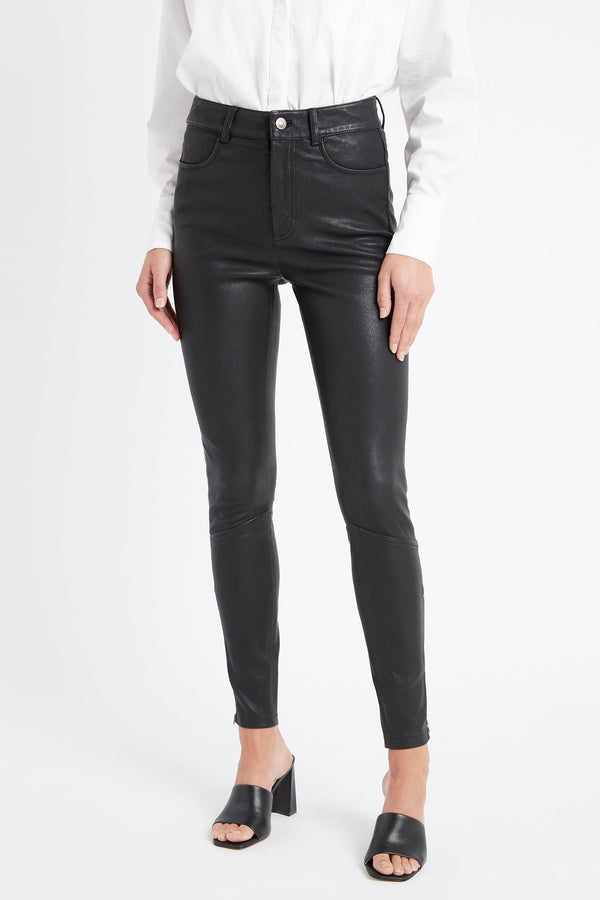 Kookai Soho Leather Pants Black
