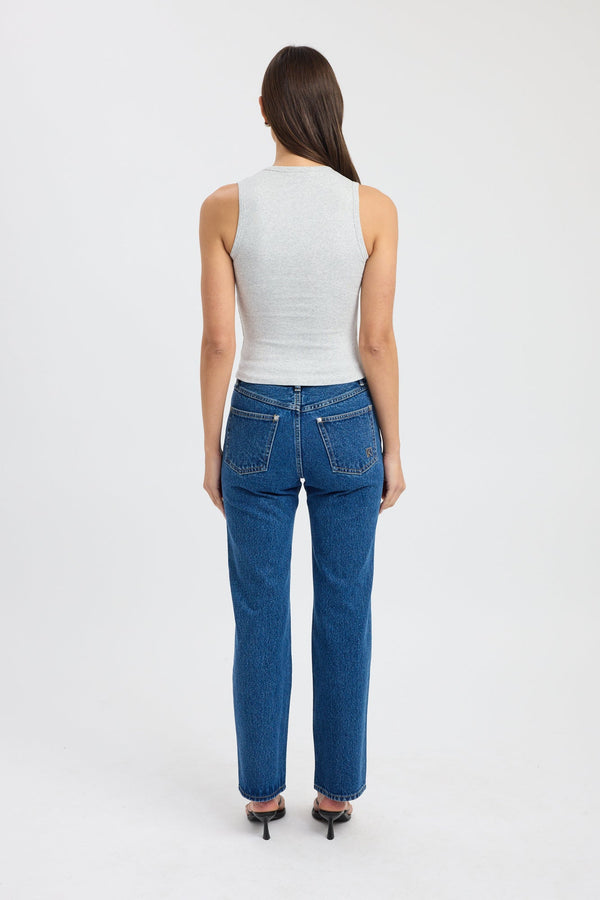 Kookai Soho Tank Dark Grey Marle