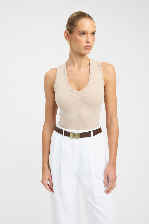 Kookai Soho Tank Pebble Marle