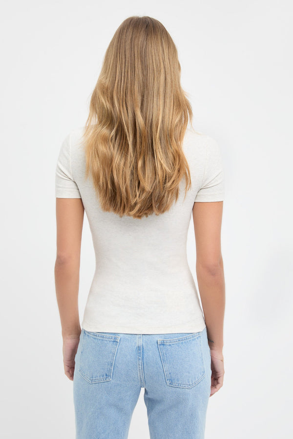 Kookai Sonia Tee Coconut Marle