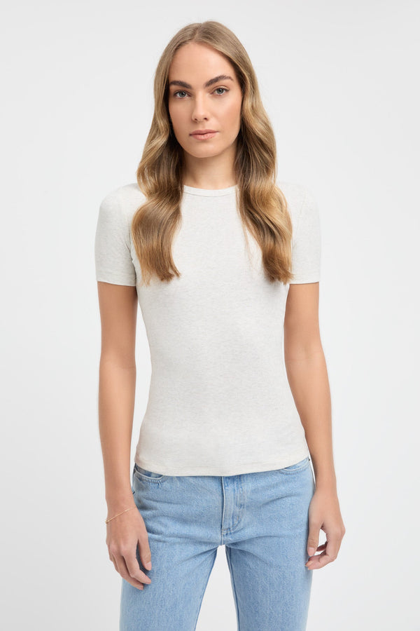 kookai Sonia Tee Coconut Marle