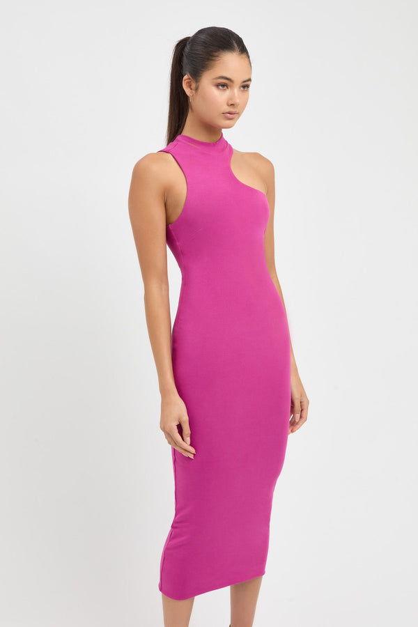 Kookai Spencer Midi Dress Wild Viola