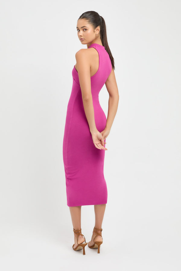 Kookai Spencer Midi Dress Wild Viola