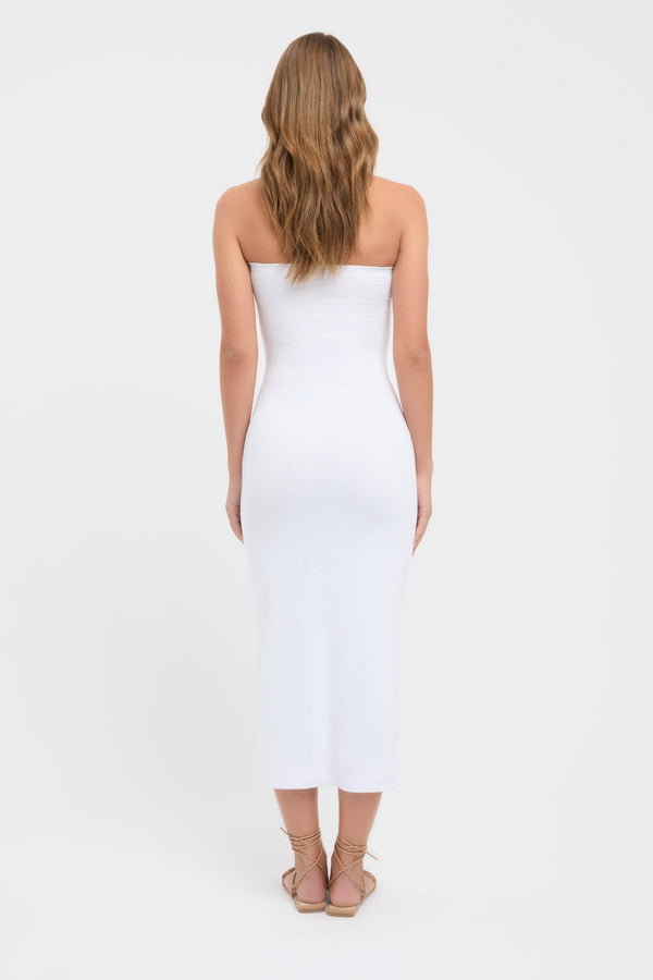 Kookai Staple Bind Dress White